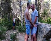 Gay cruising public blowjobs with cumshots outdoors with Vadim Romanov and strangers from gay grandpa cruising public