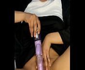 HOT NUN MASTURBATES WITH HER BIG DILDO UNTIL HER PUSSY SQUIRTS from rahibe nude porn