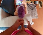 Almost caught! I masturbate and cum on my girlfriends head while she plays game from german teen almost busted masturbating and squirting outdoors
