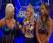 Dana Brooke vs Becky Lynch. SmackDown. from smack down kane vs goldberg