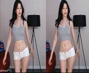 G&aacute;i H&agrave;n Quốc nhảy vũ điệu sa ra from korean big boobs girl
