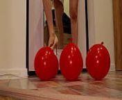 Heels crush balloons Crushing heels from hema crush nude