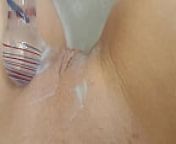Anal masturbation and fucking with a glass dildo to orgasm from actresd bathing mmsig sex woman