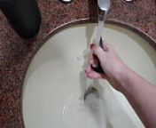 Alice Underground - Working out with plug and ass to mouth from desiaunty vlog bathing routine