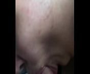 Gf Sucks and swallows 3rd nut from busting a nut in 3 min