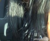 MexiMILF Gabby Quinteros is a BackSeat BJ Slut! from gabby goeselling