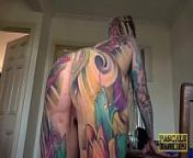 Fully tattooed subslut Piggy Mouth slammed by rough dom from telugu cupolas