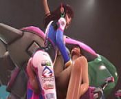 Futa Dva x Tracer-Fully Nude Tracer Version-All In One from 3d shemale fucks male