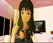 [MMD] Girl Fart Animation 13 from girl fart face