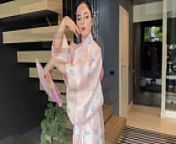 Fucked Blue-eyed Geisha in All Poses and Cum in her Mouth POV from sweetie fox sakura