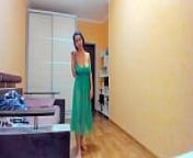 Hot Myla Angel in green transparent dress! from tamanna nde in transparent dressing