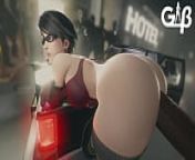 Bayonetta pounded roughly making her ass jiggle from bayonetta