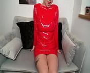 news fetish outfit hot red from tamil news reader x