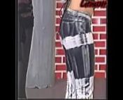 Wendy Vargas modeling jeans from karolay vargas 2023