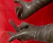 My new Latex Gloves from latex blovjob