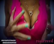 Goddess Rosie Reed Sexy Titties Worship Perky Boobs Femdom POV from goddess bra