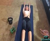 Real Fitness Model Valentina Personal Training Shoot Turns Into Face Fucking from i cum on her face and she eat sperm pov facial