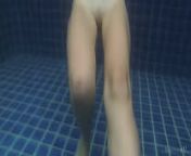 Blonde Pool Babe Wendy Swimming Nude Under Water from wendy corduroy naked pillow