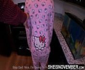 I Just Caught My Stepdaughter Msnovember And Fucked Her Doggystyle Inside Her Little Black Pussy, After Dominating Her Body, Opening Her Pajama Bottoms For Hardcore Sex on The Floor In the Kitchen on Sheisnovember from xxx mating man and femal
