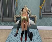 I am banging hot blonde on my wedding day Sims 4, porn from Çingene düğünleri