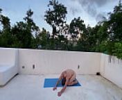 Naked yoga in Tulum from scordamaglia tulum