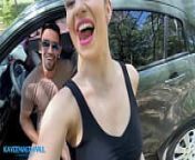 Hot amateur couple stops next to highway and starts to fuck. Public Sex from naked akkasaheb in phudh paul serial