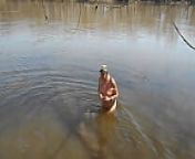 My first skinny-dip of 2020, in Des Moines River. from gay mud