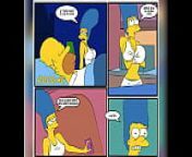 Hist&oacute;ria em Quadrinho Porn&ocirc; - Cartoon Par&oacute;dia Os Simpsons - Sexo com o Policial from mallu porn comic stories