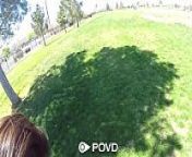 POVD - POV Sex in the park with Kylie Quinn from botanikal park sex