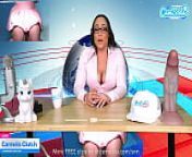 Big Boobs MILF Latina Has Intense Orgasm Live On Air from scuirt