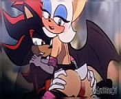 Shadow Fucking Hot Ass Rouge Cowgirl (Sonic) from sonic and rouge tails sally