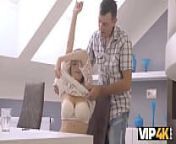 VIP4K. Russian isnt afraid of being nailed by guy three times older from old mom yong boy sexbeautiful girl s