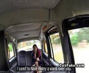 Hot redhead gives rimjob with a passion in fake taxi from rimjob piss