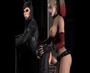Catwoman fuck from lesbian catwoman