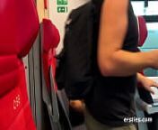 Ersties - Leidenschaftlicher Lesben-Sex auf der Zugtoilette from lesbian public toilets