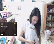 Twitch streamer japanese flashing perfect shape boobs in an exciting way from twitch streamer sexy korean maxim model