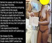 Real Desi Indian Cuckold with Proof - Hydhotty Stud/Bull Behind the scenes with first time couple from telegram link desi