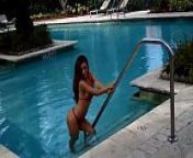 Estefania Colombo Miami bikini from estefania en combate reality argentina