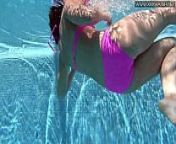 Hot Russian Jessica Lincoln in the pool from american xxx sea beach sex video sister rape my we style
