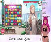 VTuber LewdNeko Plays Isekai Quest Part 2 from time quest hentai video