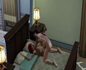 SIMS 4 - MATURE CHUBBY RED HEAD GETS ANAL FUCKED from 3d mature