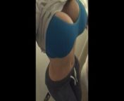 Huge 34JJ tits Big round 46 inch ass flexing  from 3rj9