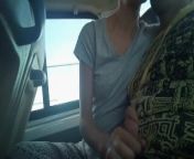 Make me cum for 1 min - extreme public handjob in bus from youramrita04 hd