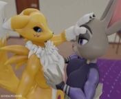 Renamon X Judy from sex with nero bajba