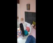 horny goddaughter masturbates in pussy with her fingers in her godfather's room from paten