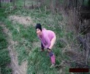 Quickie Outdoor Piss Vid in Work Clothes, What A Relief! from தமனsex com