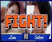 VERSUS #1 - LUNA vs SALOME from men versus women boxing wwe