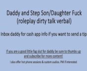 Step Daddy plays withstep son daughter (Dirty Talk Verbal Roleplay) from granny anal mission from granny hidden