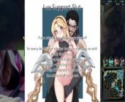 Slutty egirl spanks herself while doing Lux support challenge from sexy situ