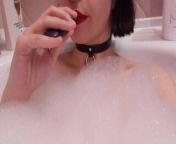 smoking in the bathtub with foam to the songs of maneskin from maneskin